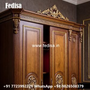 Traditional Wardrobe Design with Elegant Storage No-6118