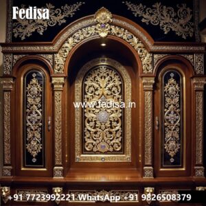 Classic Wooden Wardrobe with Elegant Decor No-6125