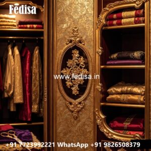 Classic Wardrobe Design with Artistic Finish No-6128