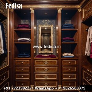 Classic Wardrobe Design with Decorative Accents No-6132