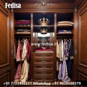 Luxury Closet Design with Vintage Charm No-6134