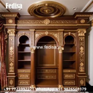 Classic Wooden Wardrobe with Mirror Beauty No-6159