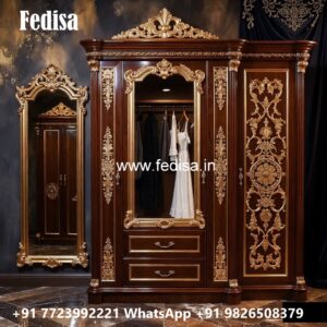 Timeless Wardrobe Design with Elegant Features No-6175