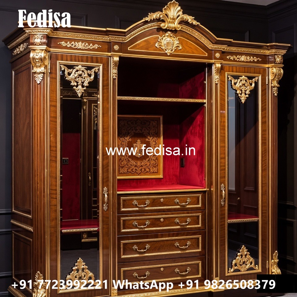 Antique Wooden Closet with Rich Finish No-6177