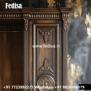 Vintage Closet Design with Premium Wood No-6181