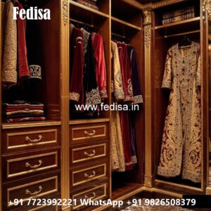 Classic Wooden Closet with Elegant Texture No-6183