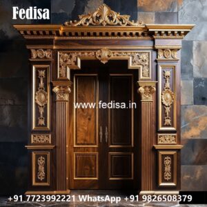 Elegant Wardrobe Design with Antique Inspiration No-6186