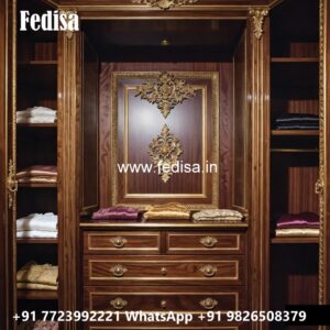 Premium Wooden Closet with Classic Finish No-6191
