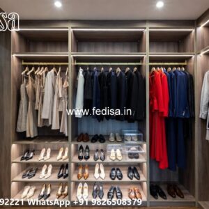 Classic Wardrobe Design with Mirror Doors No-4205
