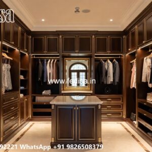 Traditional Wardrobe Design with Luxury Finish No-4208