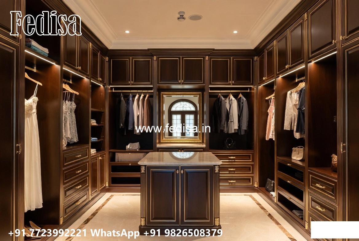 Traditional Wardrobe Design with Luxury Finish No-4208