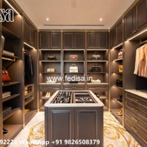 Classic Wardrobe Design with Decorative Panels No-4215