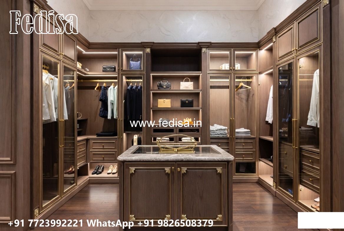 Classic Wardrobe Design with Premium Wood No-4242