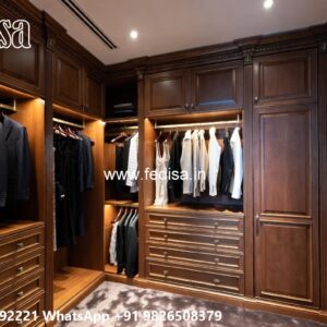 Classic Wardrobe Design with Elegant Storage No-4251