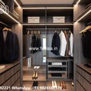 Classic Wardrobe Design with Sliding Doors No-4257