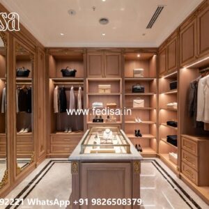 Elegant Closet Design with Classic Details No-4273
