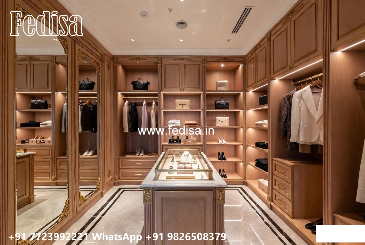 Elegant Closet Design with Classic Details No-4273