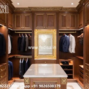 Elegant Wooden Wardrobe for Luxury Homes No-4279