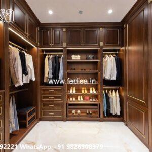Classic Wardrobe Design with Artistic Details No-4287