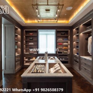 Classic Closet Design with Functional Elegance No-4295