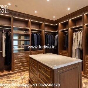 Classic Wardrobe Design with Rich Carvings No-4310