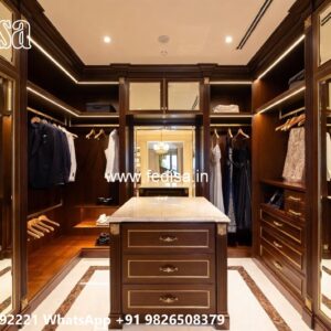 Elegant Wardrobe Design with Antique Style No-4311