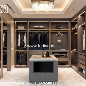 Traditional Wardrobe Design with Elegant Storage No-4320