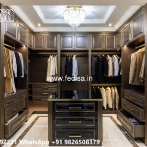 Classic Bedroom Closet with Luxury Details No-4321