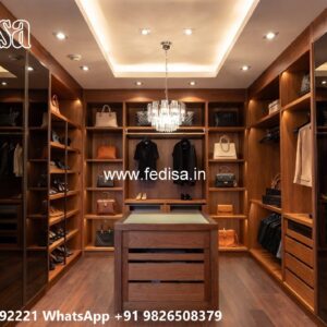 Classic Wooden Wardrobe with Elegant Decor No-4327