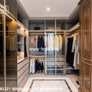 Elegant Wooden Closet for Spacious Bedrooms No-4331