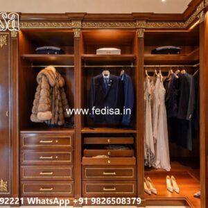 Classic Wardrobe Design with Decorative Accents No-4334