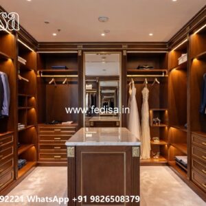 Classic Wardrobe Design with Stylish Storage No-4357