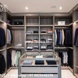 Timeless Closet Design with Decorative Features No-4363