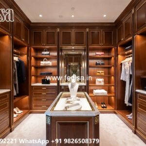 Traditional Wardrobe Design with Decorative Doors No-4367
