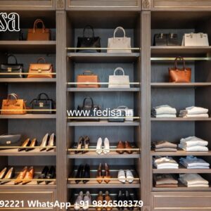 Classic Wooden Closet with Elegant Texture No-4385