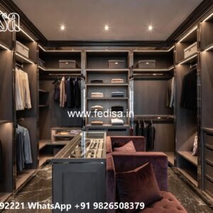 Elegant Wardrobe Design with Antique Inspiration No-4388