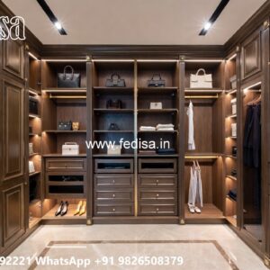 Traditional Wardrobe Design with Rich Craftsmanship No-4392