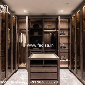 Premium Wooden Closet with Classic Finish No-4393