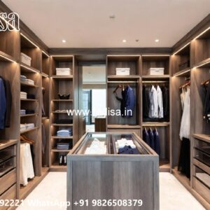 Traditional Closet Design with Artistic Finish No-4403