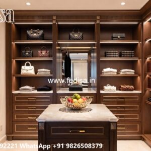 Vintage Wooden Closet with Luxury Touch No-4405