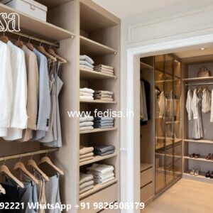Elegant Bedroom Wardrobe with Vintage Appeal No-4418