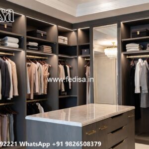 Traditional Closet Design with Elegant Texture No-4438