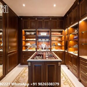 Classic Bedroom Wardrobe with Elegant Features No-4445