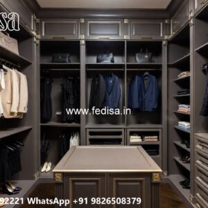 Antique Wooden Wardrobe with Elegant Finish No-4465