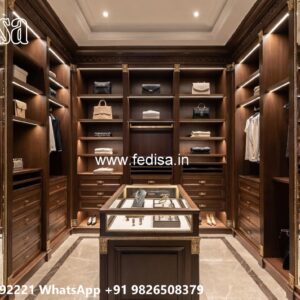Classic Wardrobe Design with Elegant Organization No-4473
