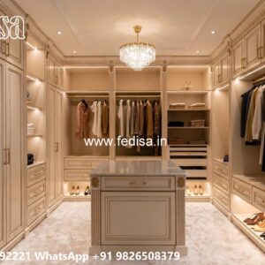 Elegant Closet Design with Decorative Charm No-4476