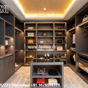 Beautiful Wardrobe Design with Mirror Finish No-4508