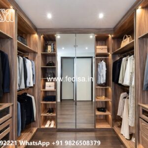 Luxury Wardrobe Design with Decorative Lighting No-4550
