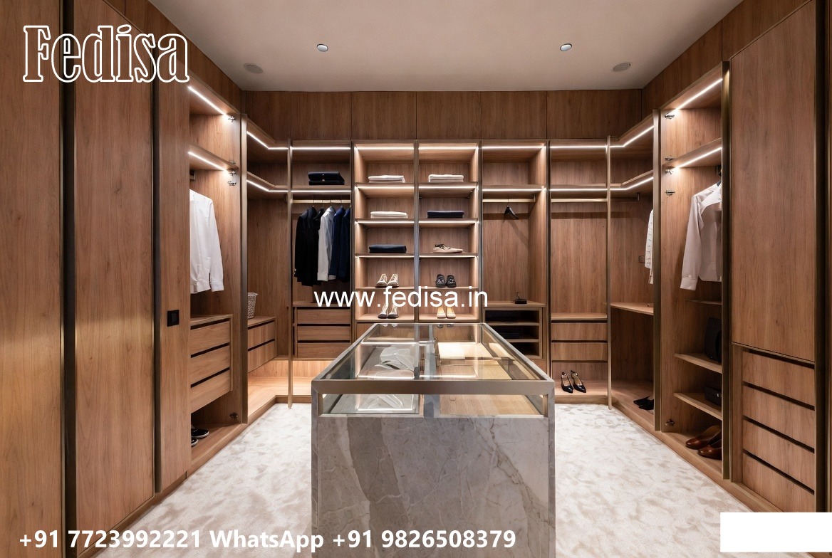 Modern Wardrobe Design with Sleek Finishes No-4555
