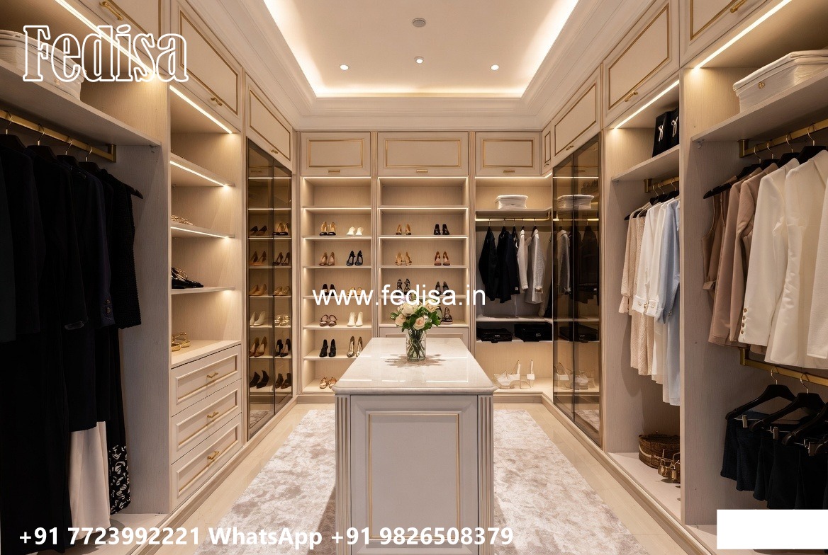 Elegant Wardrobe Design with Mirror Panels No-4569